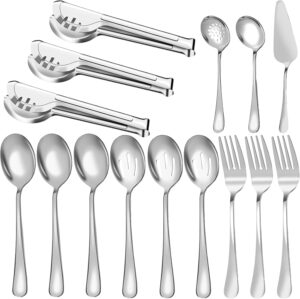 Serving Utensils, 15 Pcs Stainless ...