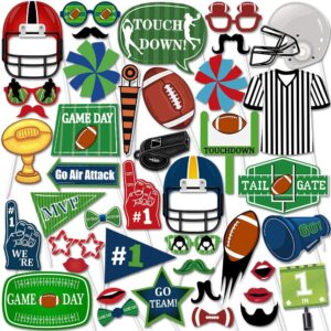 42Pcs Football Photo Booth Props Ki...