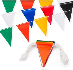 Safety Warning Pennant Banner Flags...