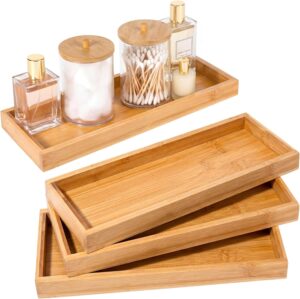 Chengu 3 Pcs Bamboo Vanity Trays fo...