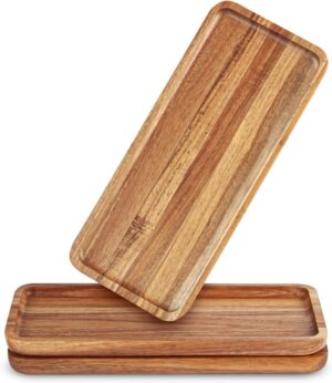 Anyvape Acacia Wood Serving Trays, ...