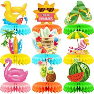 9 Pieces Summer Honeycomb Centerpie...