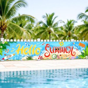 Hello Summer Banner Extra Large Bea...