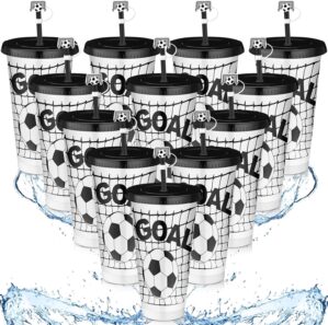 Domensi 12 Pcs Soccer Plastic Tumbl...
