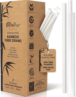EcoPreps Biodegradable Bamboo Fiber...
