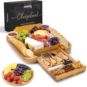 SMIRLY Charcuterie Large Bamboo Che...