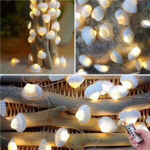 Beach Seashell Decorative String Li...