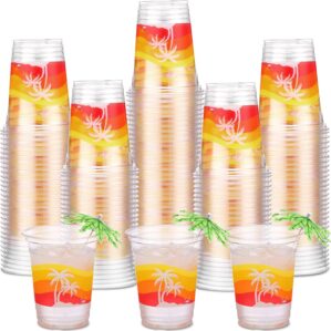 Rtteri 100 Pcs 12oz Tropical Luau P...