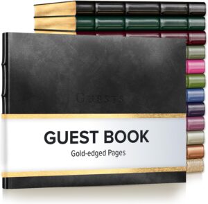 Gallery Leather Guest Book – ...