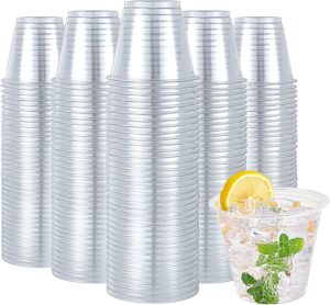 Turbo Bee 600 Pack 9 oz Clear Plast...