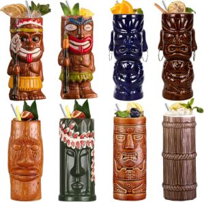Cocktail Tiki Mugs Set Of 8 –...