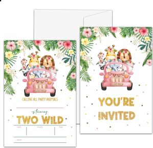Wild Two Birthday Party Invitation,...