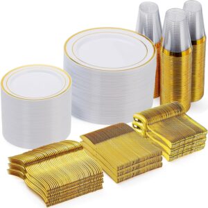 Goodluck 600 Pieces Gold Disposable...