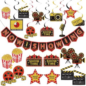 42 Pieces Movie Night Party Decorat...