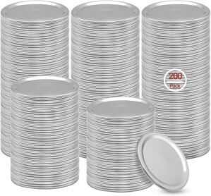 Canning Lids Regular Mouth, 200 Cou...