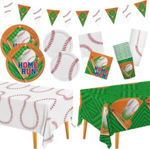 Baseball Party Supplies Kit for 24 ...