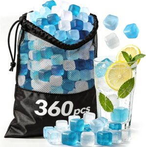 SHENGQIPC 360 Pack Reusable Ice Cub...