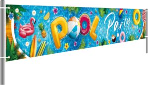 Pool Party Banner Summer Pool Party...