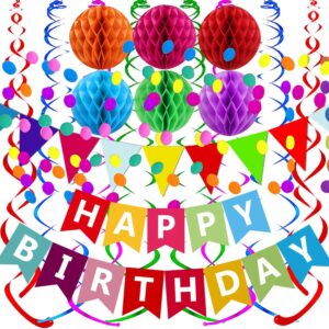 Fecedy Happy Birthday Banner With C...