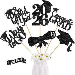 24Pcs Graduation Centerpieces for T...