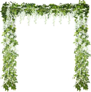 Syhood 4 Pieces 26 ft in Total Whit...