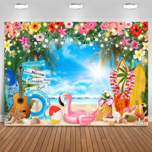 Mocsicka 8x6ft Summer Luau Beach Ba...
