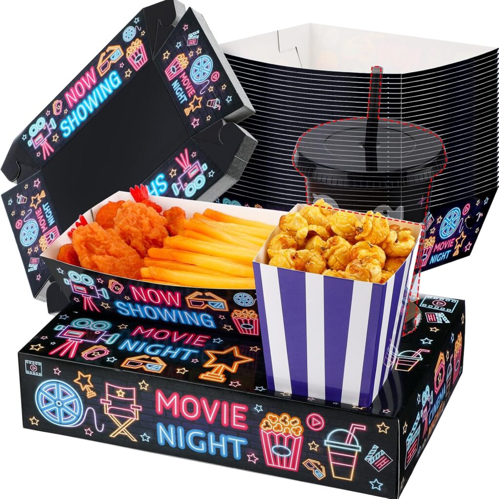 Movie Night Snack Trays