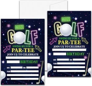 Golf Birthday Party Invitation, Min...