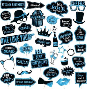 Outus 36 Pcs Birthday Photo Booth P...