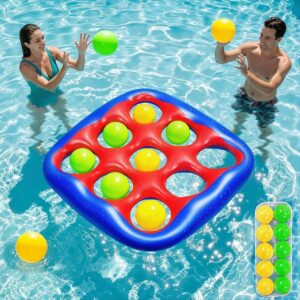 Pool Games Set- Tic-Tac-Toe Inflata...