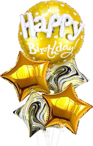 KatchOn, Big Gold Happy Birthday Ba...