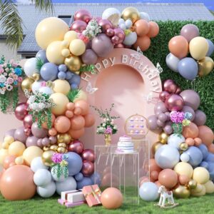 Pastel Balloon Arch Kit,122Pcs Pink...