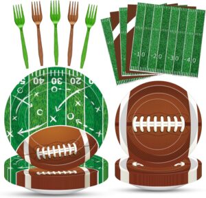 100 Pcs Football Party Supplies Set...