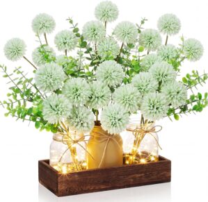 Suncalla 3 Pcs Green Centerpiece fo...