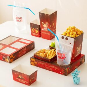 Baffect Movie Night Snack Trays 140...