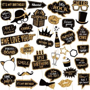 Outus 36 Pcs Birthday Photo Booth P...