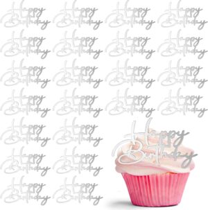 Weysat 30 Pcs Silver Mirror Acrylic...