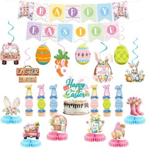 Easter Decorations Set, Happy Easte...