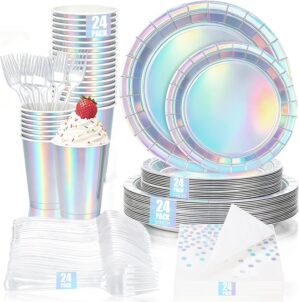 Iridescent Plates and Napkins Party...