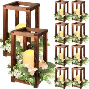 Hushee 30 Pcs Wooden Wedding Lanter...