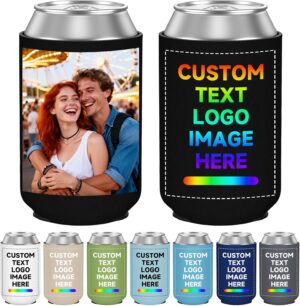100 Pack Custom Neoprene Can Cooler...