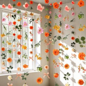 Livole 6Pcs 36Ft Hanging Flower Gar...