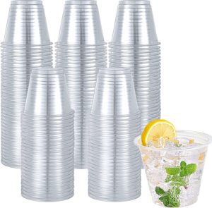 Turbo Bee 300 Pack 9oz Clear Plasti...