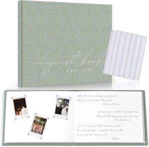 Wedding Guest Book With Personalize...