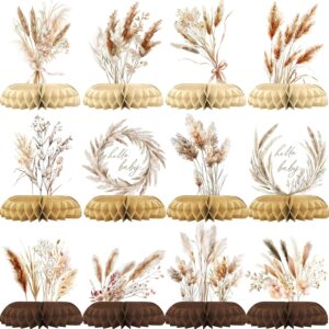 Boho Pampas Baby Shower Centerpiece...