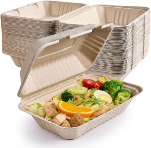ECOLipak 75 Pack Clamshell Take Out...