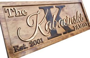Personalized Family Name Sign Custo...