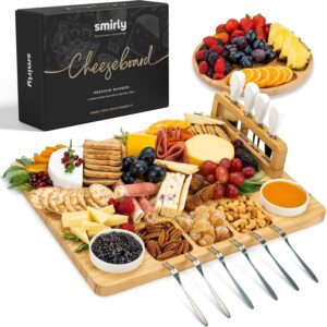 SMIRLY Charcuterie Boards Set, Larg...