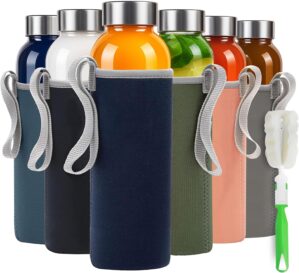 Epica glass bottles with lids – 1...