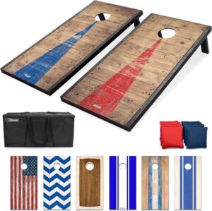 GoSports Portable Cornhole Sets, 8 ...